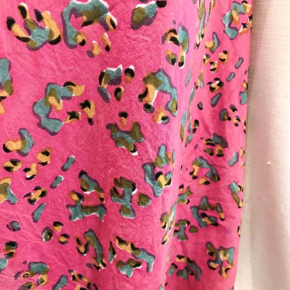 Lisa Corti Cheak Dress Pink Leopard Touch Print - Picture 11 of 12